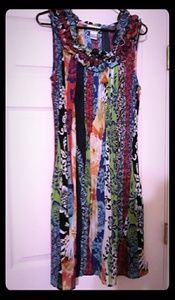 A lovely multicolored sundress.